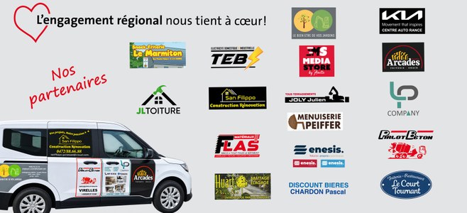 Nouveau véhicule communal. Merci à nos annonçeurs !