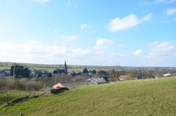  Grandrieu - Panorama sur le village 