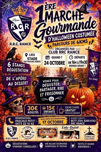 Marche Halloween RRC rance
